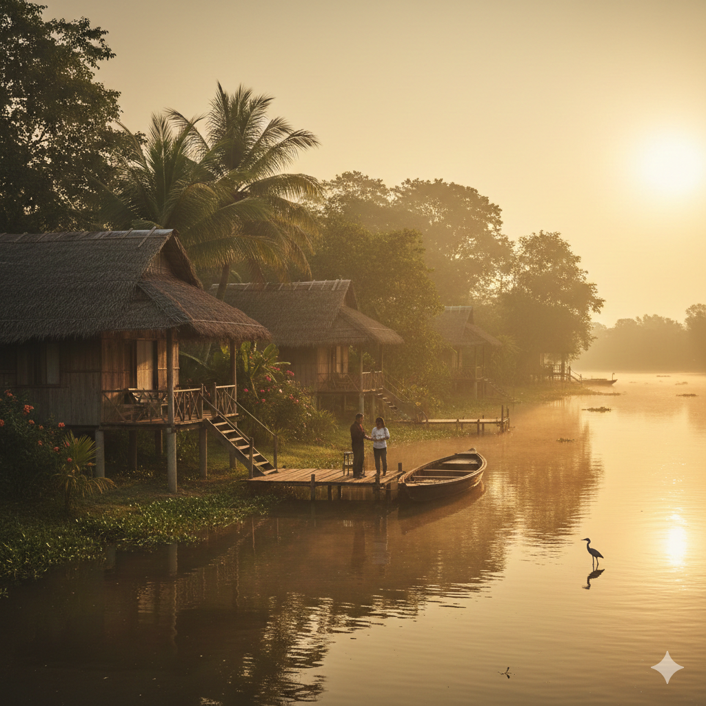 Welcome to Resort Neel Nirjan: Kopai River View Paradise in Bolpur